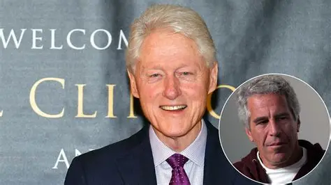 Bill Clinton speaking after congressional testimony about Epstein
