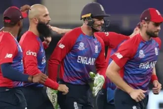 England cricket captain Harry Brook speaks to the media during T20 World Cup preparations in Sri Lanka.