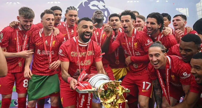 Mohamed Salah, Casemiro, and Nnamdi Collins during Premier League matches