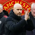 Old Trafford stadium during Manchester United manager transition