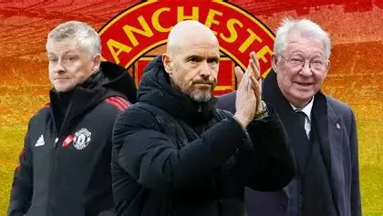 Old Trafford stadium during Manchester United manager transition