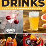 Lumumba cocktail served with whipped cream at a German Christmas market