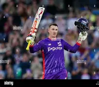 arry Brook batting for Sunrisers Leeds in The Hundred tournament
