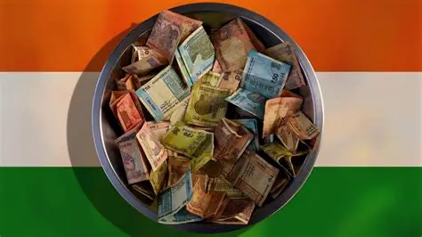 Volunteers assisting at a rural Indian temple during a charitable event.