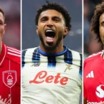 Elliot Anderson playing for Nottingham Forest in Premier League match