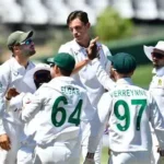 Aiden Markram celebrates after scoring against West Indies in T20 World Cup match