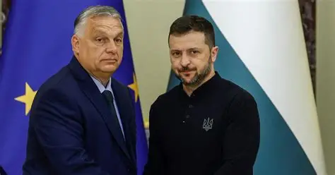 Hungarian Prime Minister Viktor Orban speaking about energy security