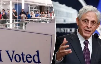 Voting station in Gorton and Denton during by-election