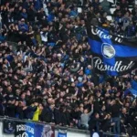 No to racism banner displayed by Real Madrid fans at Bernabeu