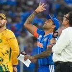 South Africa players celebrate victory against India in T20 World Cup