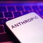 Anthropic logo representing AI safety and growth debate