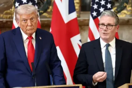 Aerial view of the Chagos Islands with clear blue waters
