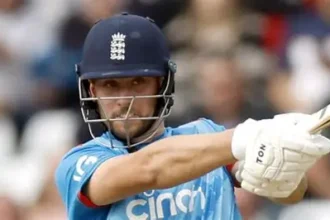 Will Jacks bowling for England in the T20 World Cup