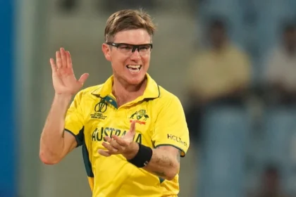 Australia T20 World Cup exit – Adam Zampa celebrates a wicket against Oman