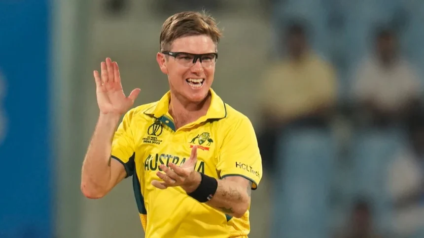 Australia T20 World Cup exit – Adam Zampa celebrates a wicket against Oman