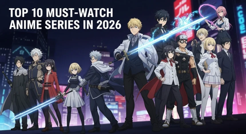 Top 10 must-watch anime series in 2026 featuring popular characters and dynamic action scenes