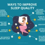 person sleeping peacefully in bed demonstrating healthy sleep habits