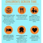 Child using tablet with parent managing screen time at home