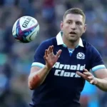 Finn Russell playing for Scotland in Six Nations rugby