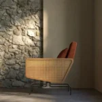 Restored historic Carolean-style chair displayed at the History of India through Chairs exhibition in Mumbai.