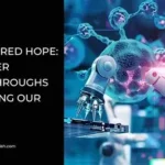 Scientists using artificial intelligence to design new medicines in a laboratory.