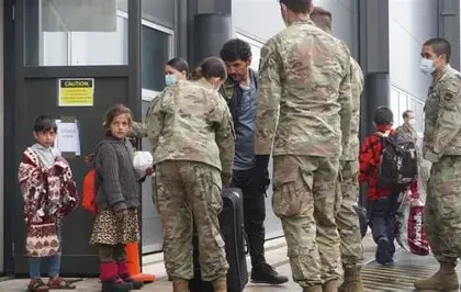 Afghan evacuees at Camp As Sayliyah in Qatar facing uncertain resettlement