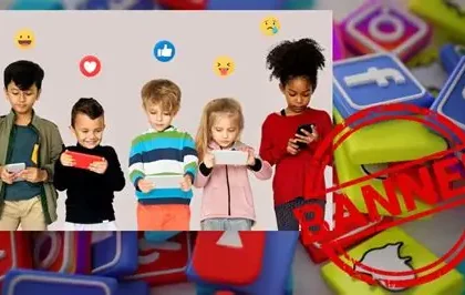 Children using smartphones as Austria considers social media ban
