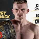 Harry Hardwick training for UFC featherweight fight at Meta Apex, Las Vegas