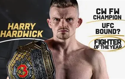 Harry Hardwick training for UFC featherweight fight at Meta Apex, Las Vegas