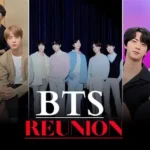 BTS performing live at Gwanghwamun Square during their Netflix comeback concert