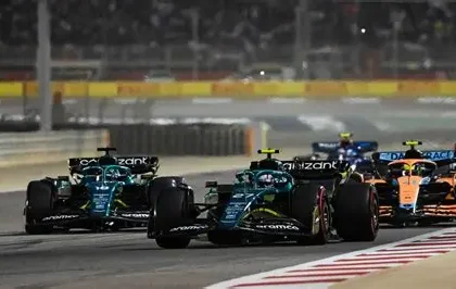 Formula One cars racing at Bahrain Grand Prix amid regional security concerns