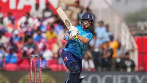 Ben Duckett playing a cricket shot during a county match