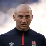 Steve Borthwick speaking during an England rugby press conference
