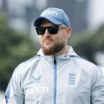 England cricketers Will Jacks and Harry Brook celebrating a match