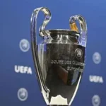 Federico Valverde celebrates after scoring for Real Madrid against Manchester City in the Champions League.