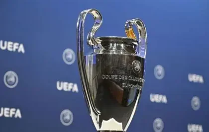 Federico Valverde celebrates after scoring for Real Madrid against Manchester City in the Champions League.