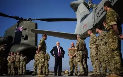 RAF Akrotiri in Cyprus with British jets and counter-drone systems