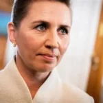 Mette Frederiksen addressing supporters after Denmark election results