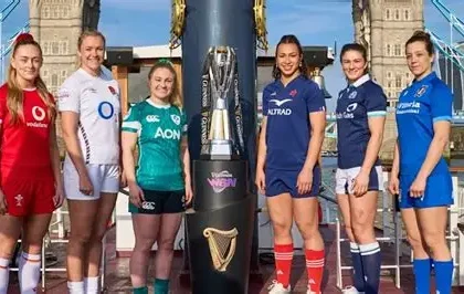 England women’s rugby players training ahead of Six Nations with new squad members