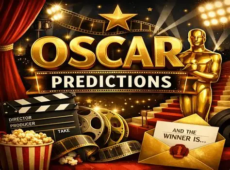 Oscar statuette displayed before the 2026 Academy Awards ceremony