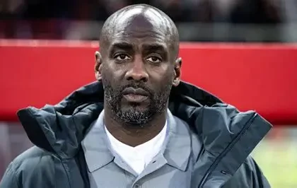 Ghana Black Stars manager Otto Addo during a training session