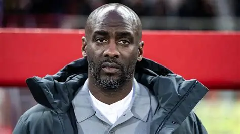 Ghana Black Stars manager Otto Addo during a training session