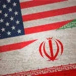 Oil pump and stock market screen showing falling Asian indices during Iran conflict