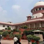 Indian Supreme Court building during a hearing on menstrual leave policy.