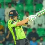 Fakhar Zaman during PSL match against Karachi Kings