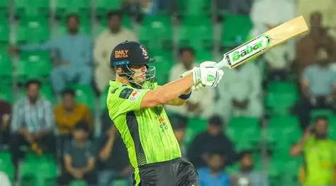 Fakhar Zaman during PSL match against Karachi Kings