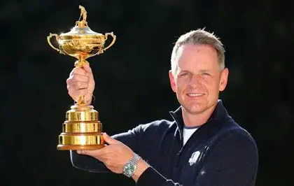 Luke Donald during a Ryder Cup event