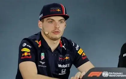 Max Verstappen driving his Red Bull Formula 1 car during a Grand Prix weekend