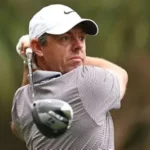 Rory McIlroy hitting a drive at TPC Sawgrass during round one of the Players Championship.