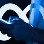 Meta platform warning about fake AI video content